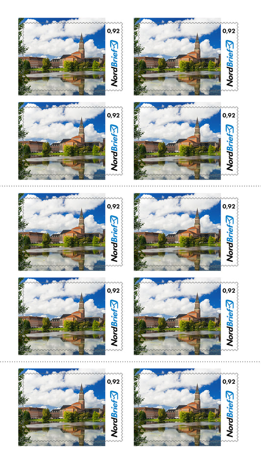 10er-Markenheft Postkarte & Standardbrief "Region Kiel"