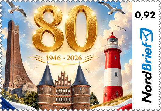 10er-Markenheft Postkarte & Standardbrief "80 Jahre S-H"