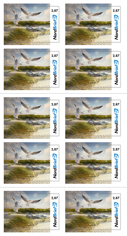 10er-Markenheft Maxibrief "Ostsee"